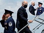 La Casa Blanca les dice a los pasajeros que USE máscaras en el Air Force One para el viaje de Biden a New Hampshire