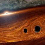 Two black holes merge and launch away at 5 million kilometres per hour