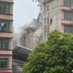 Personas atrapadas tras derrumbe de edificio en ciudad china de Changsha