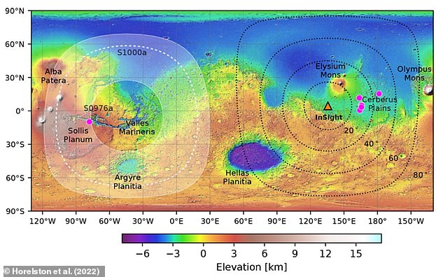 El sismómetro a bordo del módulo de aterrizaje InSight de la NASA, que aterrizó en Marte en noviembre de 2018, registró dos