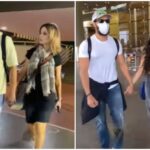 Sussanne Khan, su novio Arslan Goni salen del aeropuerto de Mumbai tomados de la mano, horas después que Hrithik Roshan-Saba Azad