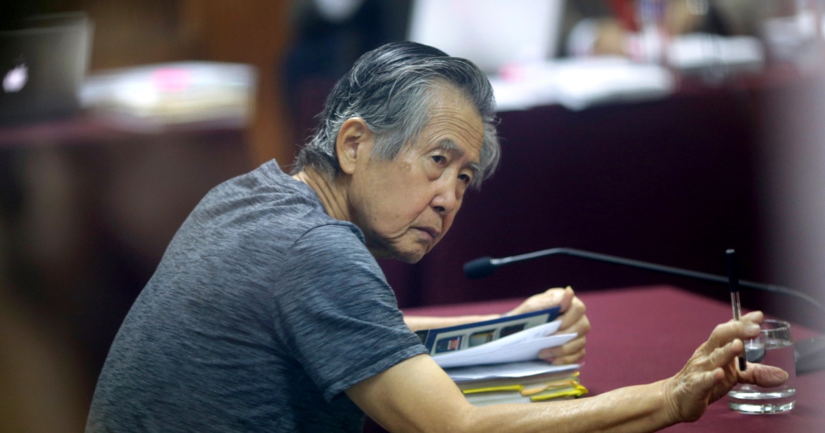 Tribunal de derechos humanos insta a Perú a no liberar al expresidente Fujimori
