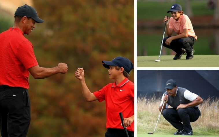 ¿Puede el hijo de Tiger Woods, Charlie, emular a su famoso padre?