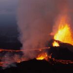 Flood basalt volcanic eruptions could warm the planet