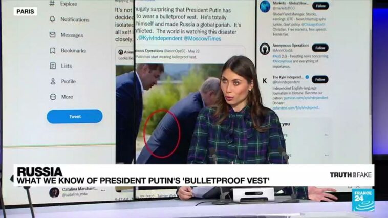 Analizan afirmaciones de que Vladimir Putin usa chaleco antibalas