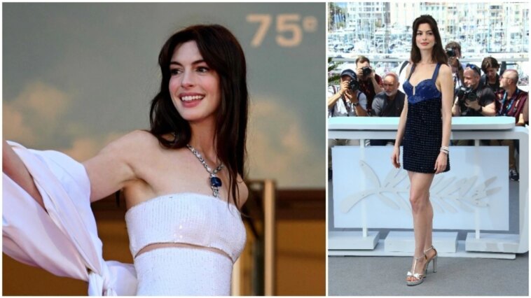 Anne Hathaway ganó claramente el juego de moda del Festival de Cine de Cannes 2022, lo que demuestra que no ha envejecido en 20 años.  ver fotos