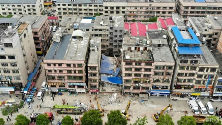 Asciende a 26 el número de muertos por derrumbe de edificio en China