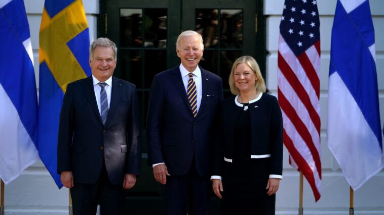 Biden dice que Suecia y Finlandia tienen el 'respaldo total' de Estados Unidos para unirse a la OTAN