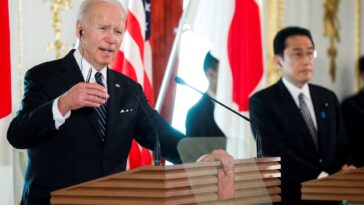 Biden dice que sus comentarios sobre Taiwán no reflejan un cambio en la política de EE. UU. después de provocar la ira de China