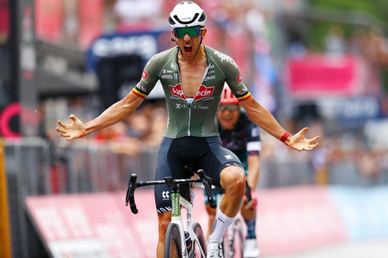 Dries De Bondt gana la etapa 18 del Giro de Italia en una sorprendente victoria en la fuga