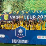 Nantes' players celebrate