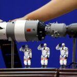 Tiangong space station model