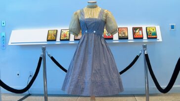 Juez bloquea la subasta del vestido del 'Mago ​​de Oz' de Judy Garland por parte de la Universidad Católica a la espera del resultado de la demanda