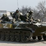 Los soldados y vehículos militares rusos a menudo tienen pintado el símbolo 'Z', que ahora ha sido prohibido en Ucrania.