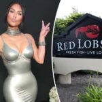 Kim Kardashian se enteró de que pasó la barra de bebés en Red Lobster