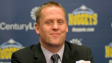 Tim Connelly of the Nuggets front office