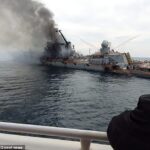 Las fuerzas rusas llevaron a cabo en secreto una operación macabra para sacar a los muertos del crucero hundido Moskva, según informes.