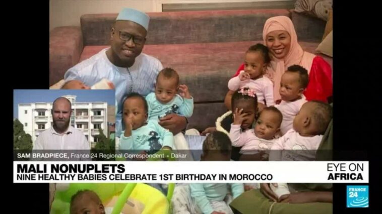 Nueve bebés sanos celebran su primer cumpleaños en Marruecos