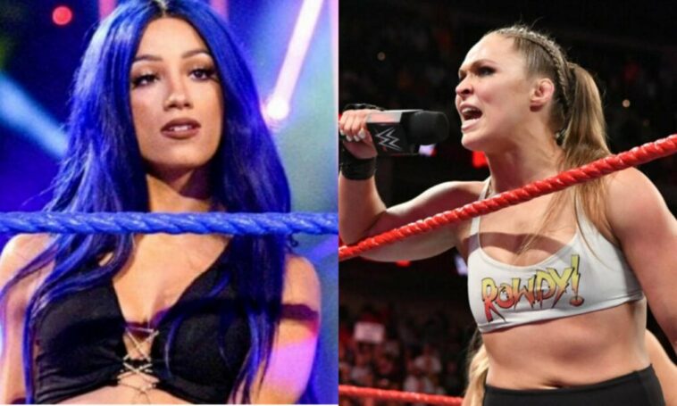 Sasha Banks estaba molesta porque Ronda Rousey la reemplazó en el combate de WWE WrestleMania 38