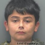 La Oficina del Sheriff del Condado de Lee publicó esta foto policial de Daniel Márquez, que tiene solo 10 años, después de que el joven fuera acusado de amenazar con disparar contra una escuela local.