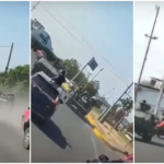 VIDEO: Narcos armados a bordo de camiones persiguen a convoy militar fuera de Michoacán