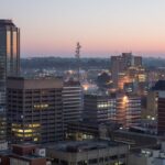Harare, the capital of Zimbabwe.