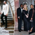 Adele y Rich Paul lucen glamurosos en la boda de Kevin Love y Kate Bock