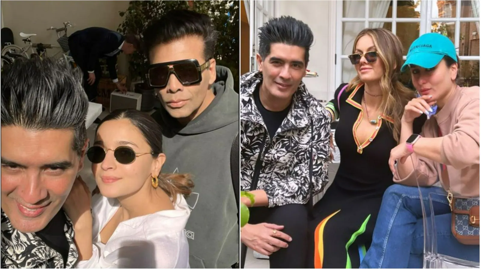 Alia Bhatt posa con Karan Johar, Kareena Kapoor con Natasha Poonawalla en nuevas fotos de Londres
