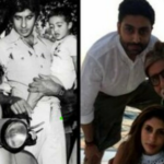 Amitabh Bachchan comparte fotos de antes y después con Abhishek Bachchan y Shweta Nanda, los fanáticos dicen 'goles del equipo'.  Ver publicación