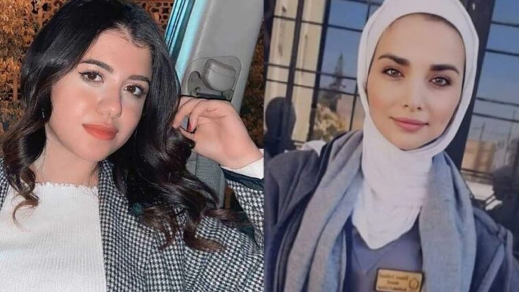 Naiyera Ashraf (izquierda) e Iman Ershid (derecha) fueron asesinados en sus campus universitarios con días de diferencia (Captura de pantalla/Twitter)
