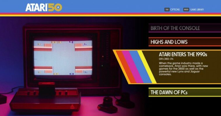 Atari está obteniendo una colección masiva de juegos históricos para su 50 aniversario