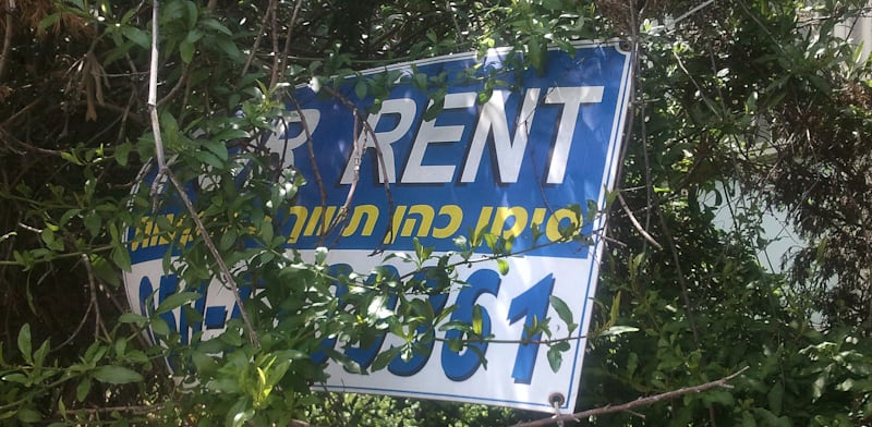 Homes for rent  credit: Eyal Izhar