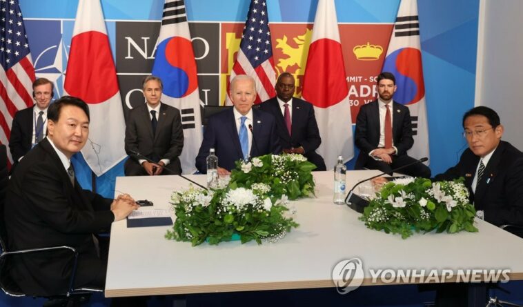 Biden reafirma compromiso de EEUU con defensa de Corea del Sur y Japón en cumbre