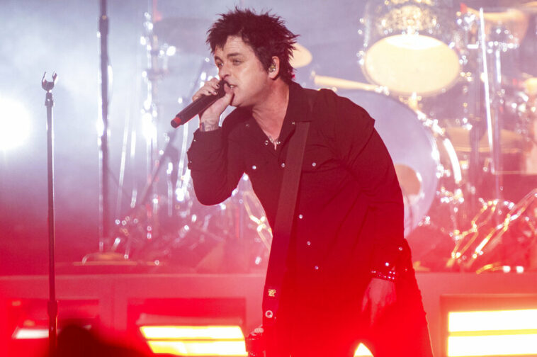 Billie Joe Armstrong, of Green Day, performs on Friday, April 29, 2022, at Shaky Knees in Atlanta. Photo by Paul R. Giunta/Invision/AP)