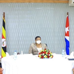 Canciller cubano se reúne con presidente del Parlamento de Uganda