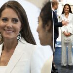 Kate Middleton usa aretes de una marca de propiedad negra en Windrush Day