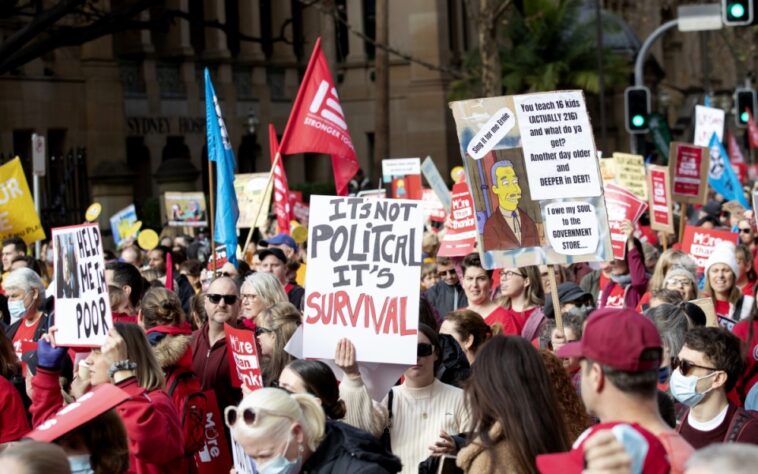 La huelga de maestros de Nueva Gales del Sur es solo la punta del iceberg