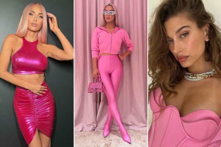 La moda de Barbie es grande con celebridades como Megan Fox, Kim Kardashian