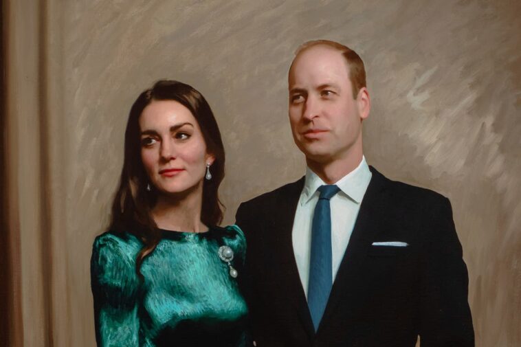 La realeza 'accesible': el primer retrato oficial de Kate y William juntos