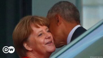 Los exlíderes Merkel y Obama se reúnen en Washington