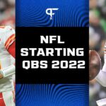 Mariscales de campo titulares de la NFL para la temporada 2022 de la NFL