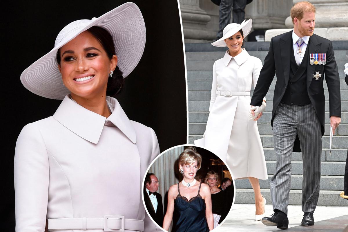 Meghan Markle Wears Dior In Platinum Jubilee In Tribute To Princess Diana