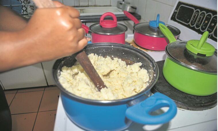 Food such as pap forms a core part of most West Africans' identity, writes the author. PHOTO: Moeketsi Mamane