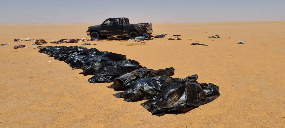 Veinte personas encontradas muertas en el desierto de Libia
