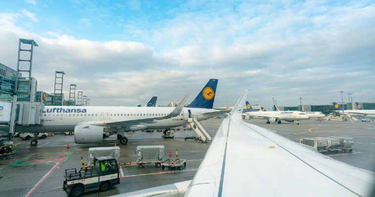 Lufthansa cancela casi todos los vuelos en Alemania por la huelga del miércoles