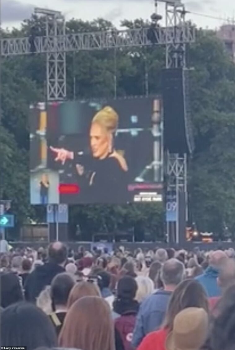 Respuesta rápida: Adele, de 33 años, detuvo abruptamente su concierto en el Festival BST en Hyde Park, Londres, después de que la alertaron de que un fanático necesitaba ayuda de seguridad el viernes.