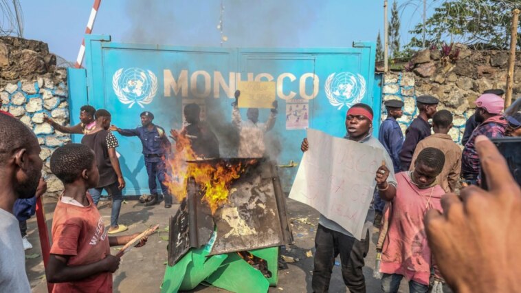Al menos cinco muertos y 50 heridos en protesta contra la ONU en la República Democrática del Congo