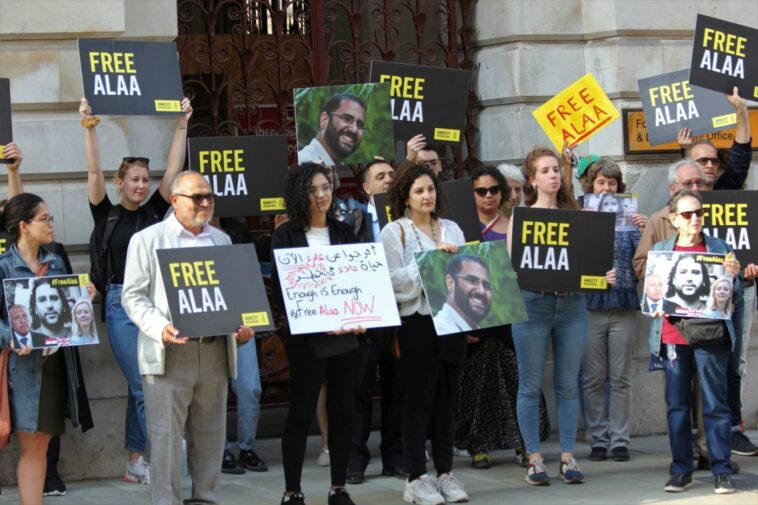 Alaa Abd el-Fattah: la familia insta al gobierno británico a presionar al ministro de Relaciones Exteriores egipcio durante su visita a Londres