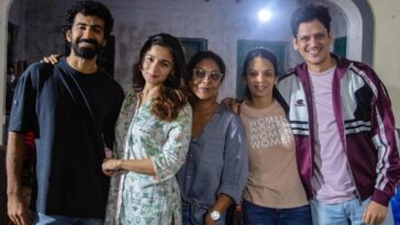 Alia Bhatt da un adelanto de su película de Netflix Darlings antes del lanzamiento del teaser, promete 'comedia negra'.  Reloj