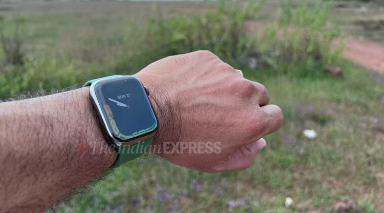 An Apple Watch Series 7 is seen in this file photo
